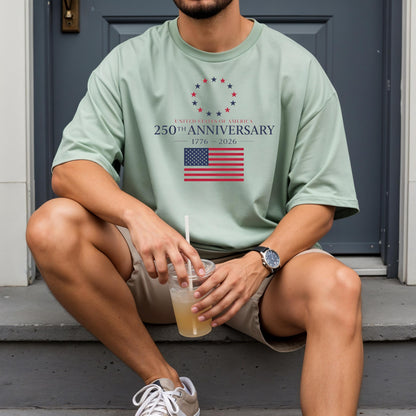 USA 250th Anniversary Shirt,1776-2026 Patriotic American Flag Tee,United States 250 Years Shirt,Semiquincentennial USA Shirt,4th of July Tee | RE77