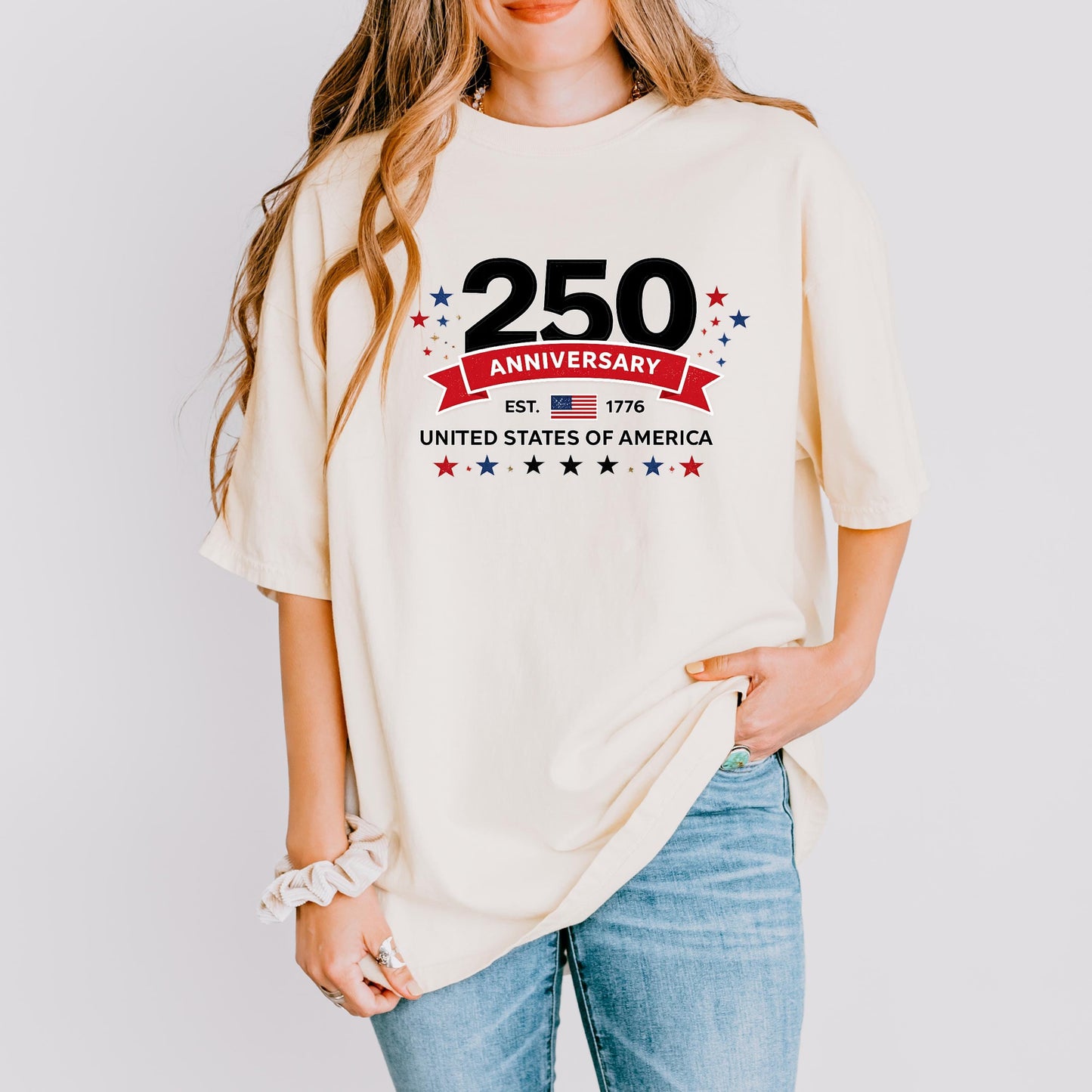 250th Anniversary USA Shirt, America 250 Years 1776-2026 Tee, Patriotic United States Shirt, Semiquincentennial Celebration, July 4th Shirt | WO10