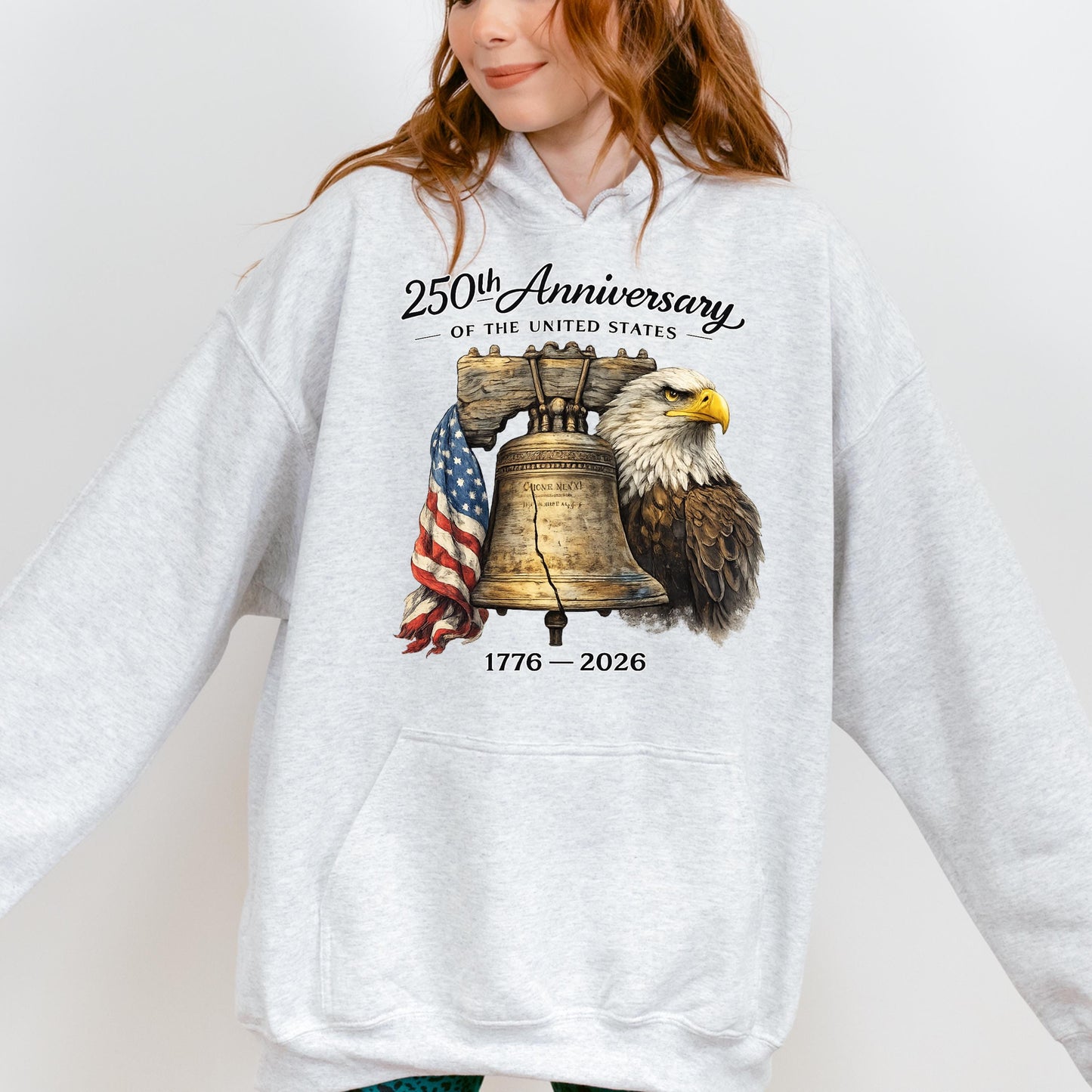 America 250th Anniversary Shirt, Liberty Bell Eagle Patriotic Tee, 1776-2026 United States Shirt, Independence Day Comfort Colors T-Shirt | CD99