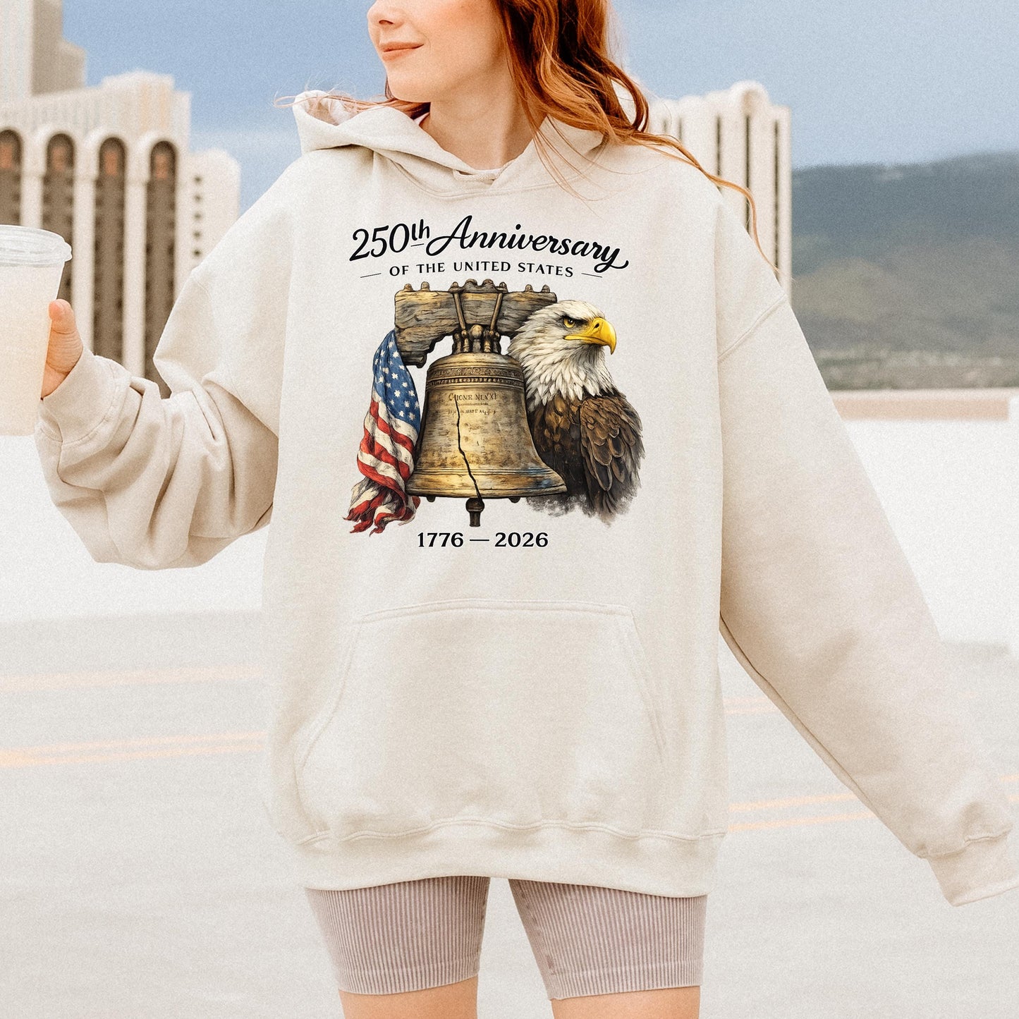 America 250th Anniversary Shirt, Liberty Bell Eagle Patriotic Tee, 1776-2026 United States Shirt, Independence Day Comfort Colors T-Shirt | CD99