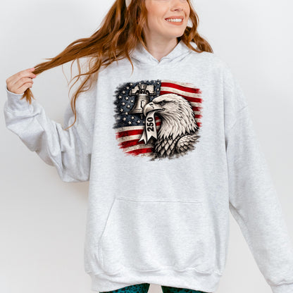USA 250th Anniversary Shirt 1776-2026, Patriotic Eagle America Tee, Independence Day 4th of July T-Shirt | TF79