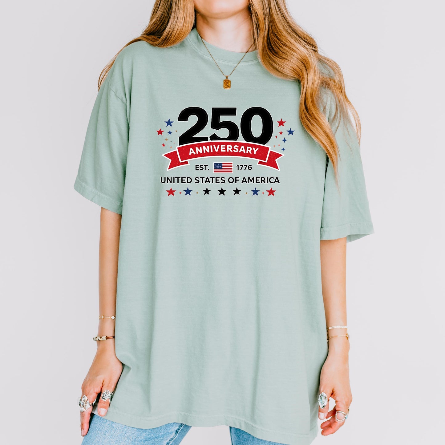 250th Anniversary USA Shirt, America 250 Years 1776-2026 Tee, Patriotic United States Shirt, Semiquincentennial Celebration, July 4th Shirt | WO10