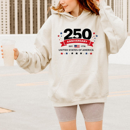 250th Anniversary USA Shirt, America 250 Years 1776-2026 Tee, Patriotic United States Shirt, Semiquincentennial Celebration, July 4th Shirt | WO10