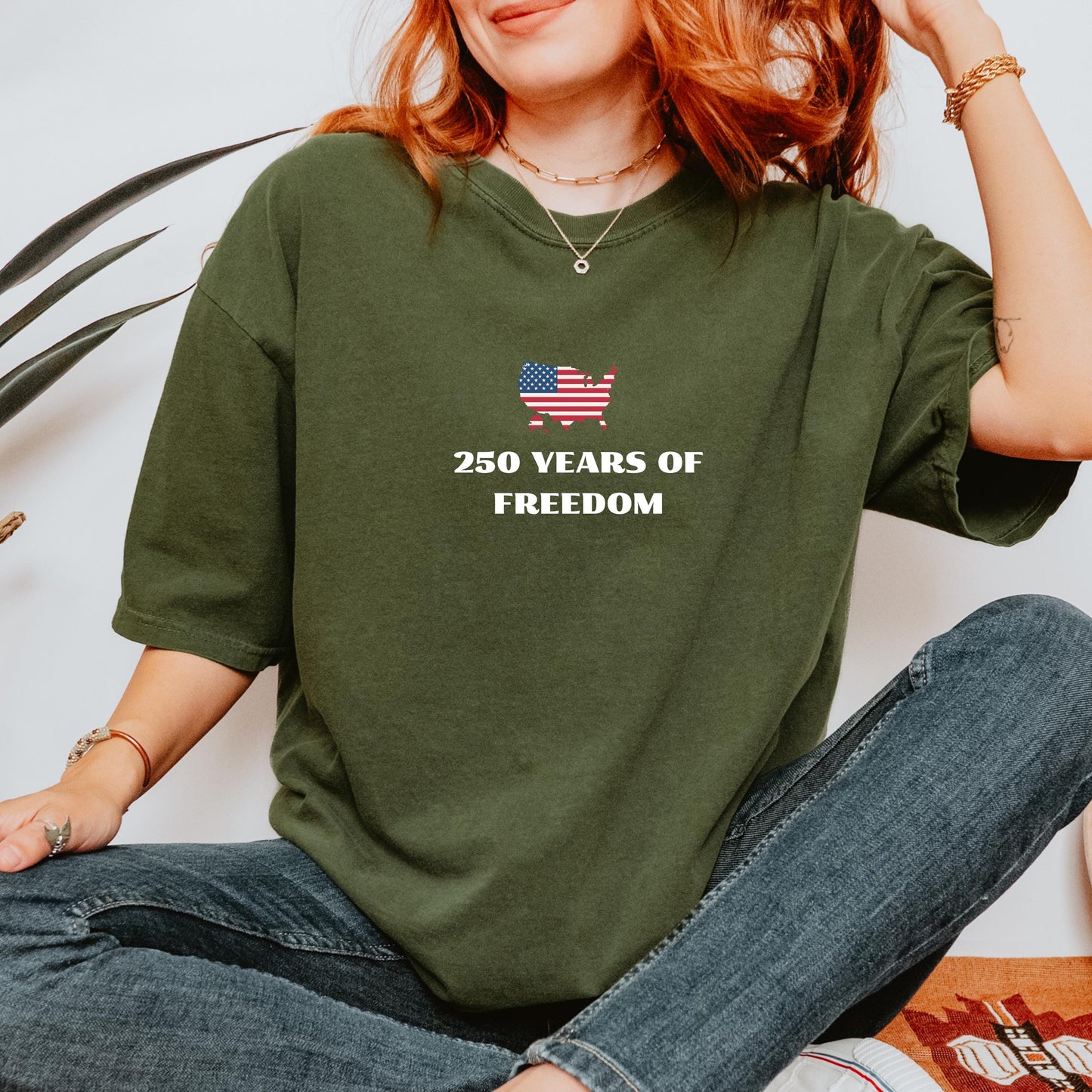 250th Anniversary, 250 Years Of Freedom Shirt, USA Anniversary Shirt, Freedom Tee | SU97