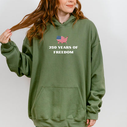 250th Anniversary, 250 Years Of Freedom Shirt, USA Anniversary Shirt, Freedom Tee | SU97