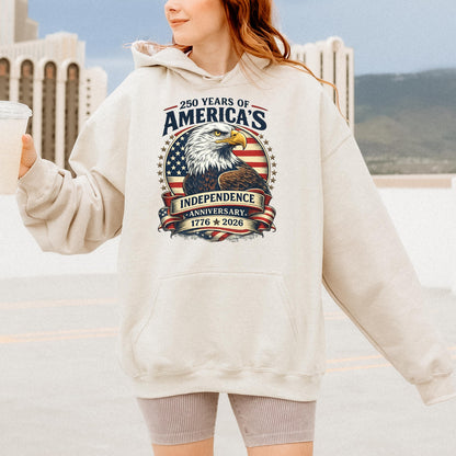 USA Semiquincentennial 250 Years Shirt,American Eagle Patriotic Tee,1776-2026 Freedom Celebration Shirt,Vintage USA Flag Independence Day | JC79