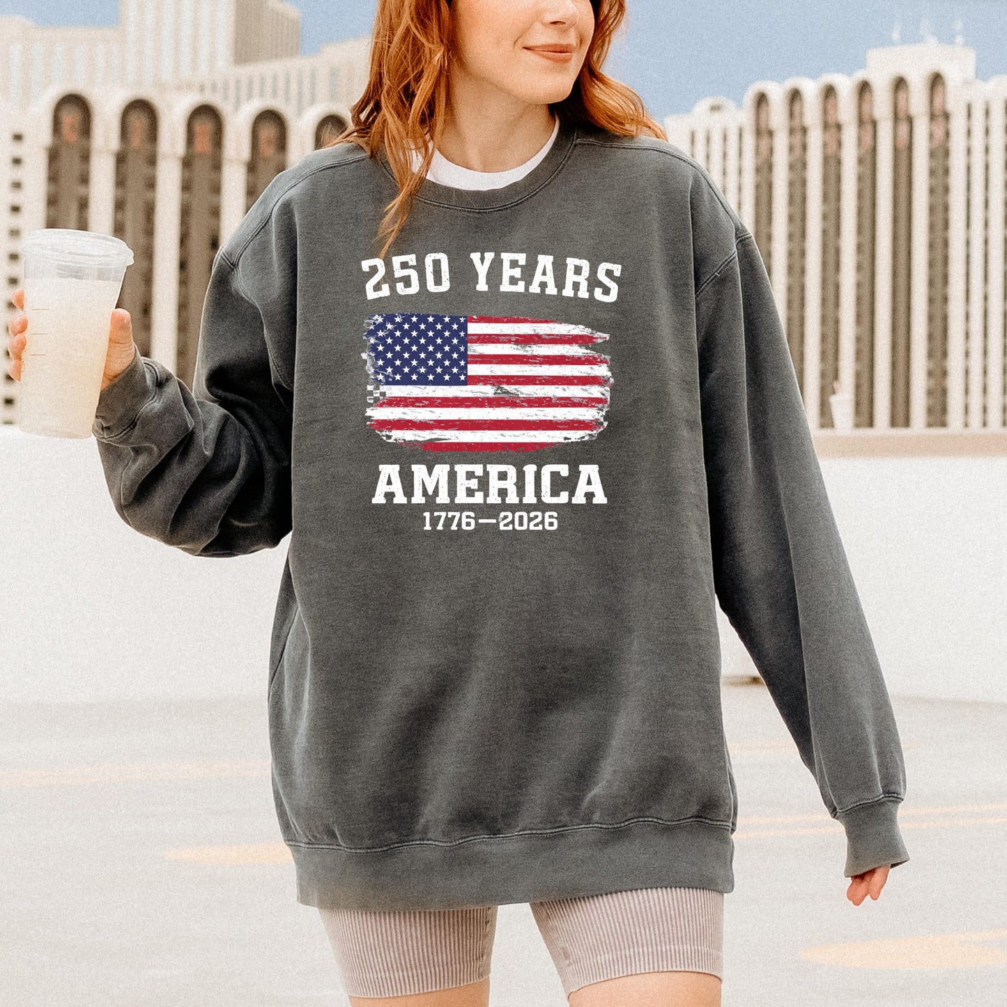 Comfort Colors® Retro Usa 250 Shirt,250th Anniversary United States Shirt, Usa Flag Tee, 4th of July Shirt, Patriotic Gift | ZE99