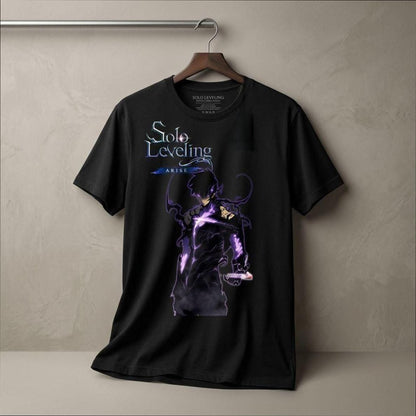 Solo Leveling Arise Sung Jin-Woo Shadow Monarch T-Shirt | Anime Gaming Tee