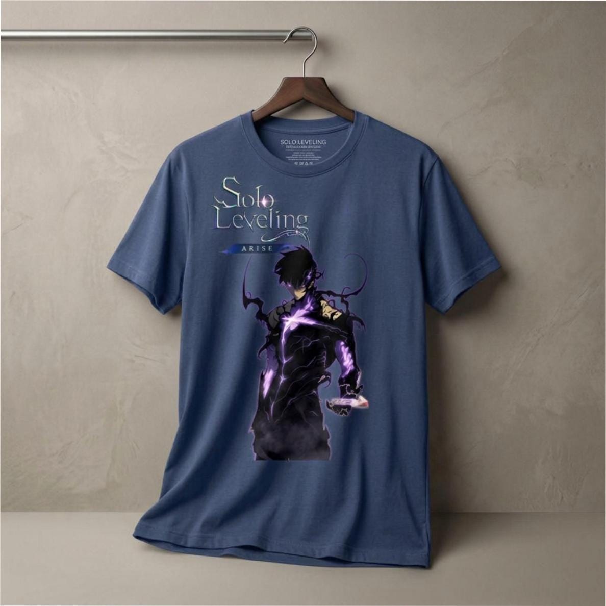 Solo Leveling Arise Sung Jin-Woo Shadow Monarch T-Shirt | Anime Gaming Tee