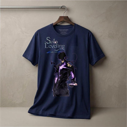 Solo Leveling Arise Sung Jin-Woo Shadow Monarch T-Shirt | Anime Gaming Tee