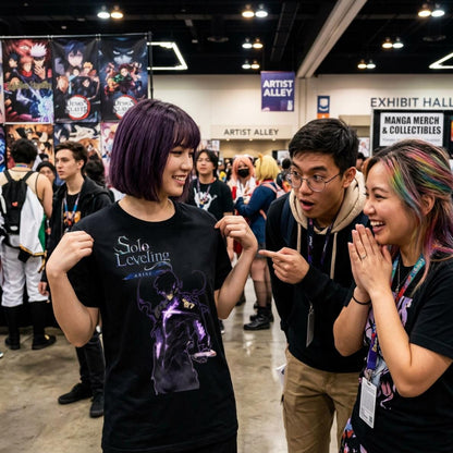 Solo Leveling Arise Sung Jin-Woo Shadow Monarch T-Shirt | Anime Gaming Tee