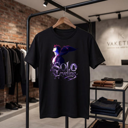 Solo Leveling Anime Shirt | Shadow Monarch Graphic Tee