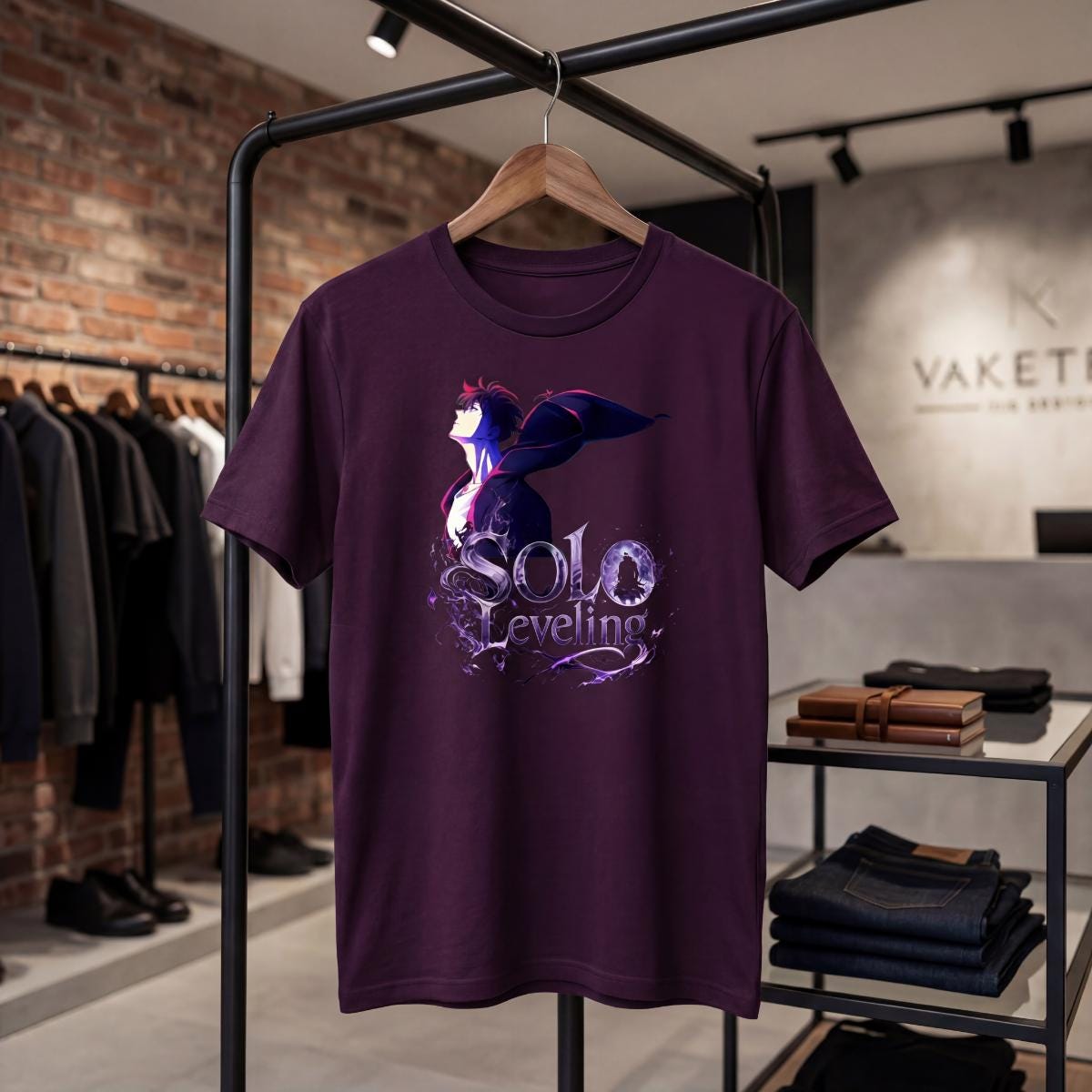 Solo Leveling Anime Shirt | Shadow Monarch Graphic Tee