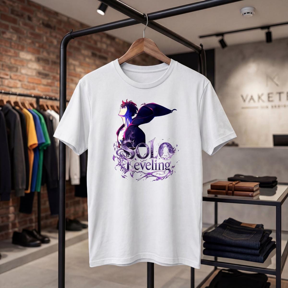 Solo Leveling Anime Shirt | Shadow Monarch Graphic Tee
