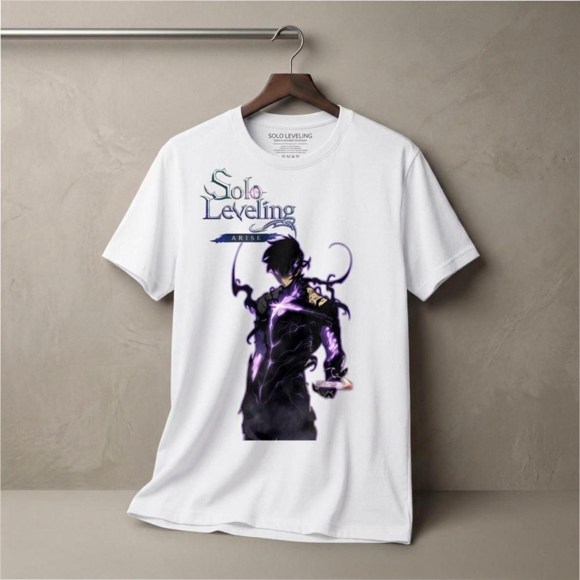 Solo Leveling Arise Sung Jin-Woo Shadow Monarch T-Shirt | Anime Gaming Tee