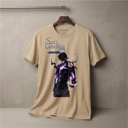 Solo Leveling Arise Sung Jin-Woo Shadow Monarch T-Shirt | Anime Gaming Tee