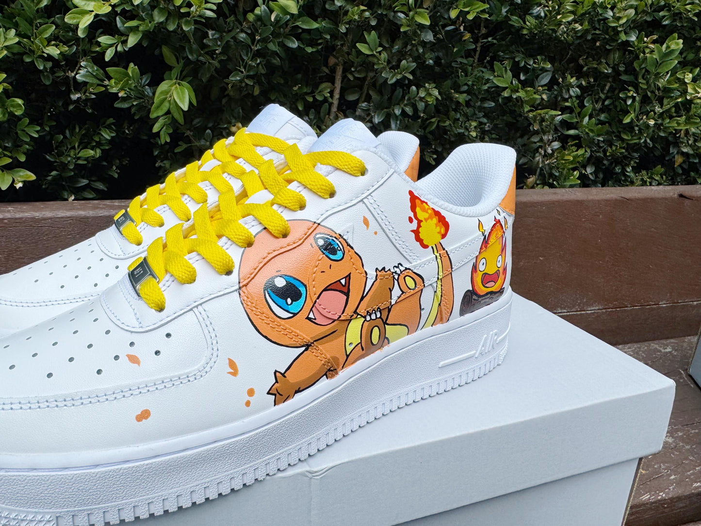 Hand Painted Air Force 1 Sneakers: Custom Anime Shoes white personalized gift design wedding fashion trainers | UA69