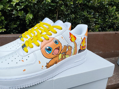Hand Painted Air Force 1 Sneakers: Custom Anime Shoes white personalized gift design wedding fashion trainers | UA69