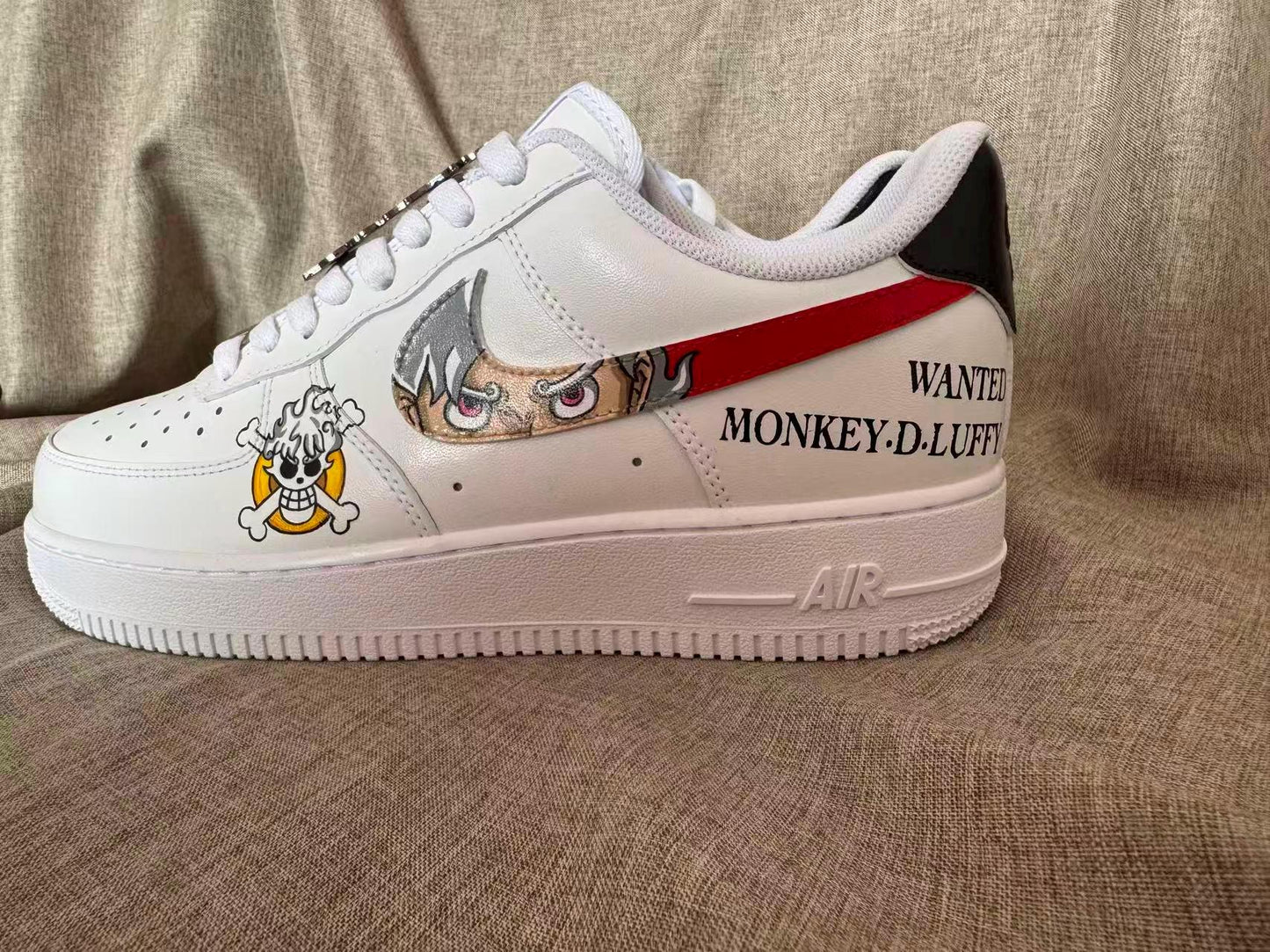Hand Painted Air Force 1 Sneakers: Custom Anime Shoes white personalized gift design wedding fashion trainers | UT32