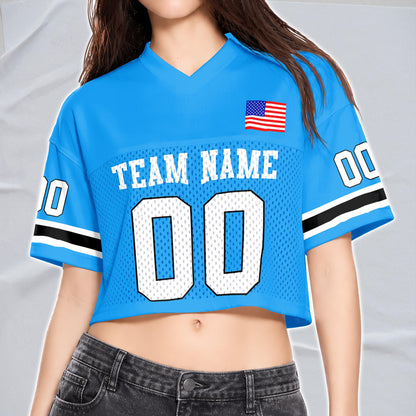 Carolina Football Vintage Jersey Crop Top & Men Jersey Shirt, Retro Game Day Outfit, Athletic Fan Apparel for Football Lovers | IC48