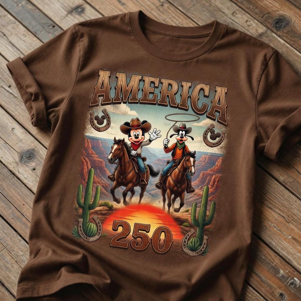 Comfort Colors 3 Style Mickey Minnie Donald Goofy Shirt, Happy 250th America Tee, Disney Patriotic Fourth Of July Gift | FO65