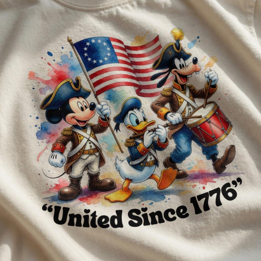 Comfort Colors Disney Mickey 250 Shirt, Let Freedom Ring Patriotic Tee, Fourth Of July T Shirt \Family Gift | CU48