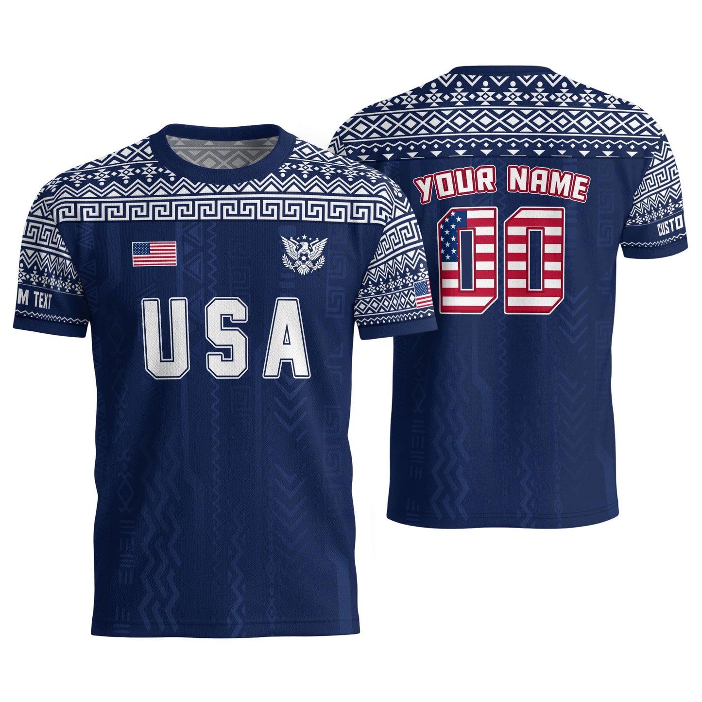 Personalized America Soccer Team Jersey For Men And Kid, Customized American Soccer Jersey, Custom USA Jersey, USA Soccer Jersey Team | RO43