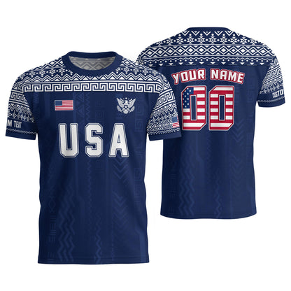 Personalized America Soccer Team Jersey For Men And Kid, Customized American Soccer Jersey, Custom USA Jersey, USA Soccer Jersey Team | RO43