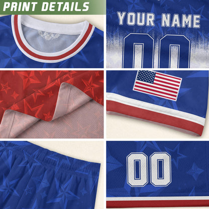 Custom USA Soccer Jersey For Men Women & Kids, Personalized American Soccer Jersey, Americana Game Day Outfit, USA Soccer Jersey Team | ER43