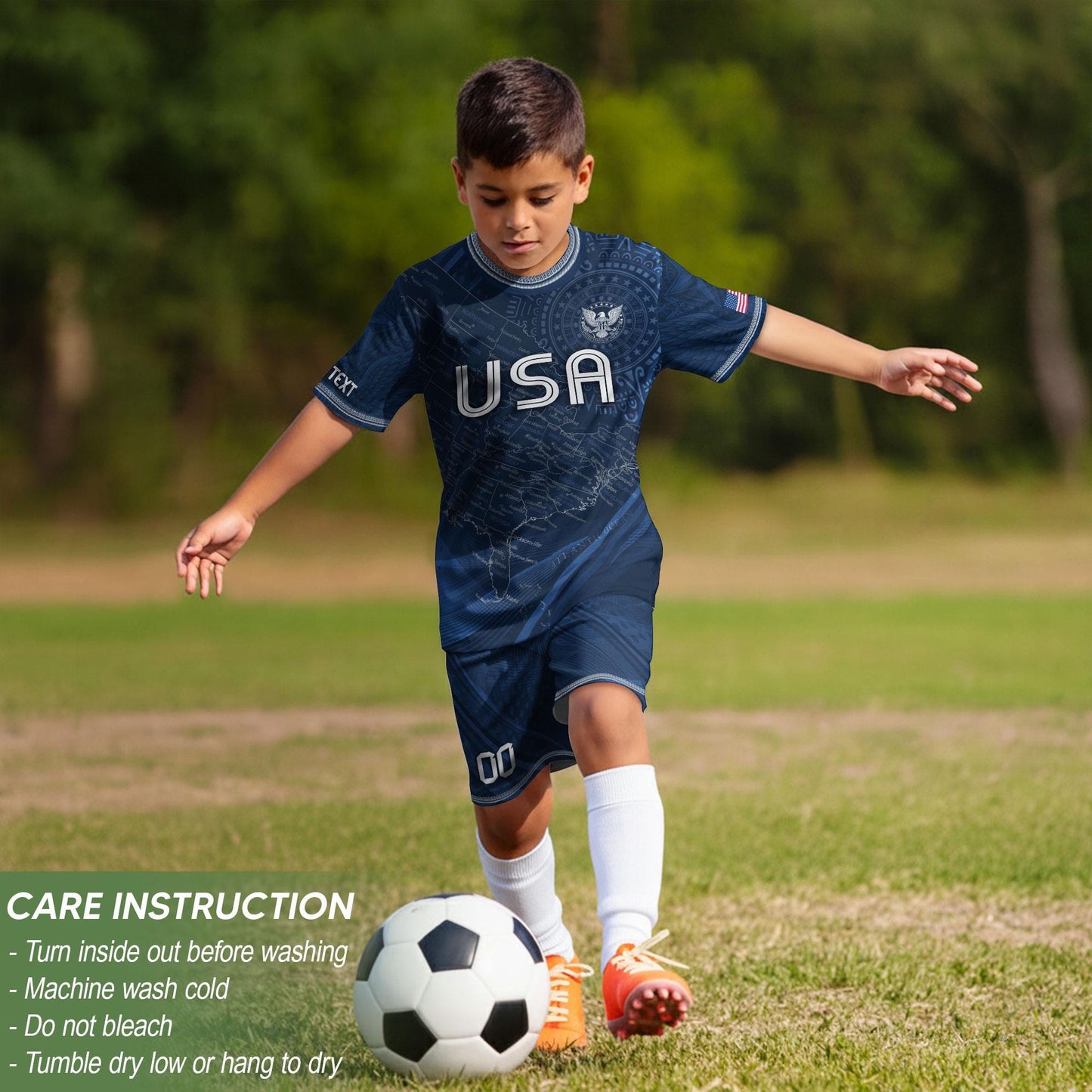 Custom USA Soccer Jersey For Men Women & Kids, Personalized American Soccer Jersey, Americana Game Day Outfit, USA Soccer Jersey Team | UE36