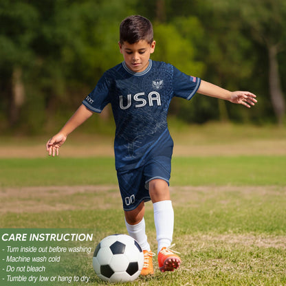 Custom USA Soccer Jersey For Men Women & Kids, Personalized American Soccer Jersey, Americana Game Day Outfit, USA Soccer Jersey Team | UE36