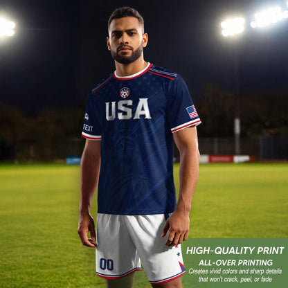 Custom USA Soccer Jersey For Men Women & Kids, Personalized American Soccer Jersey, Americana Game Day Outfit, USA Soccer Jersey Team | ZM64