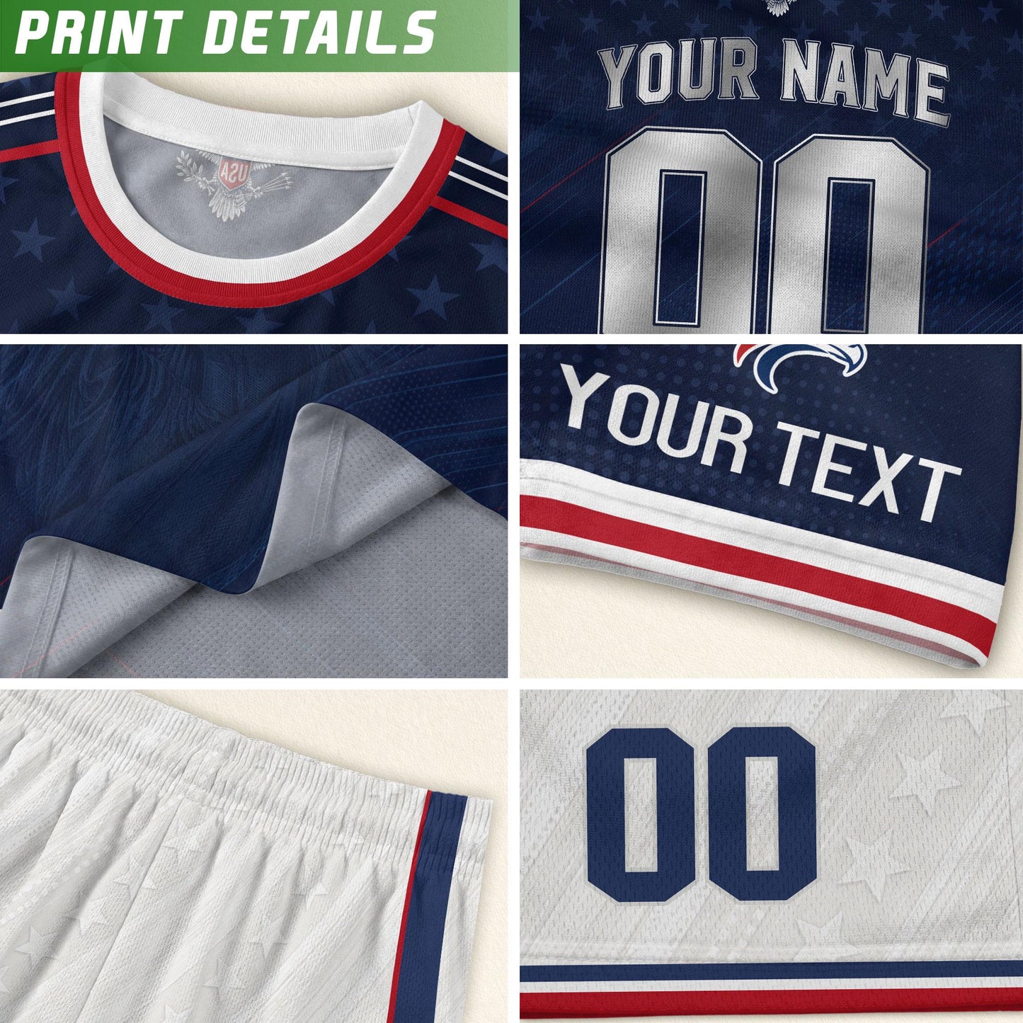 Custom USA Soccer Jersey For Men Women & Kids, Personalized American Soccer Jersey, Americana Game Day Outfit, USA Soccer Jersey Team | ZM64