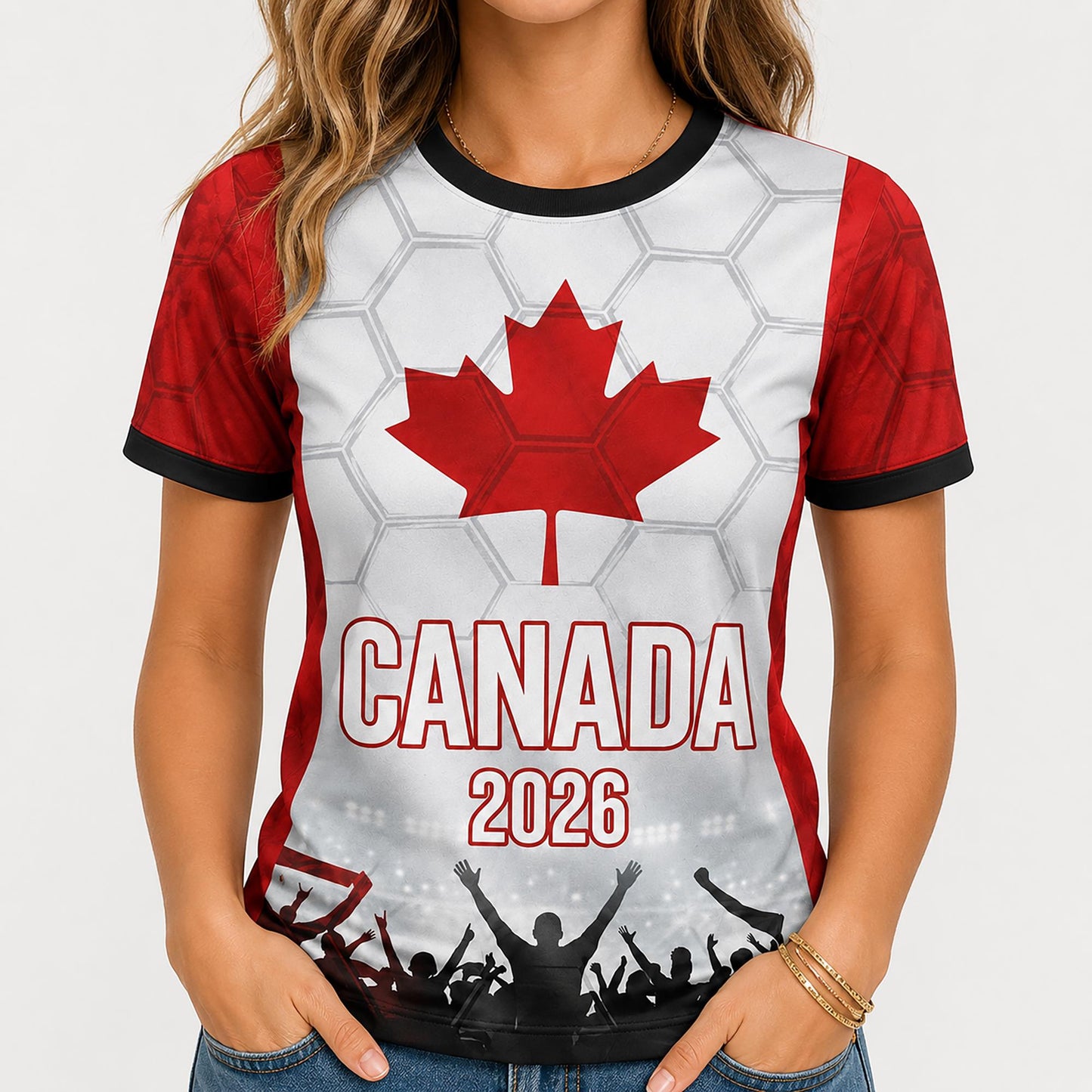 Custom Canada Soccer Jersey 2026 World Cup, Personalized Name Number Shirt, Unisex Fan Apparel Gift | ZA89