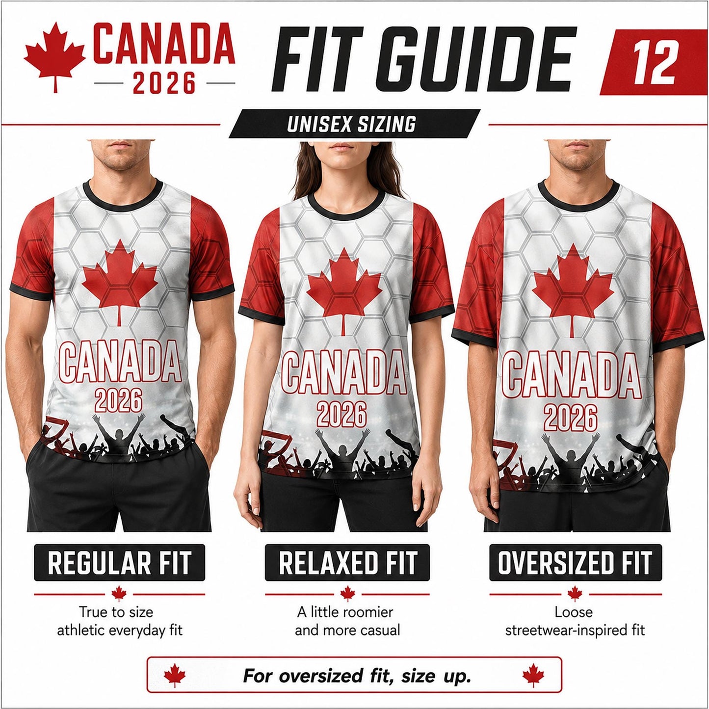 Custom Canada Soccer Jersey 2026 World Cup, Personalized Name Number Shirt, Unisex Fan Apparel Gift | ZA89
