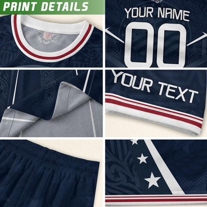 Custom USA Soccer Jersey For Men Women & Kids, Personalized American Soccer Jersey, Americana Game Day Outfit, USA Soccer Jersey Team | DO92