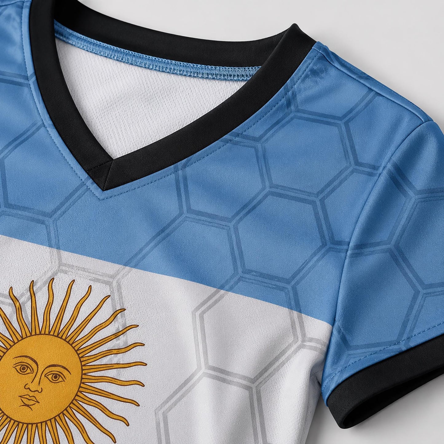 Custom Argentina Crop Top Soccer Jersey 2026, Personalized Name Number World Cup Shirt for Women, Game Day Fan Gift | BW15