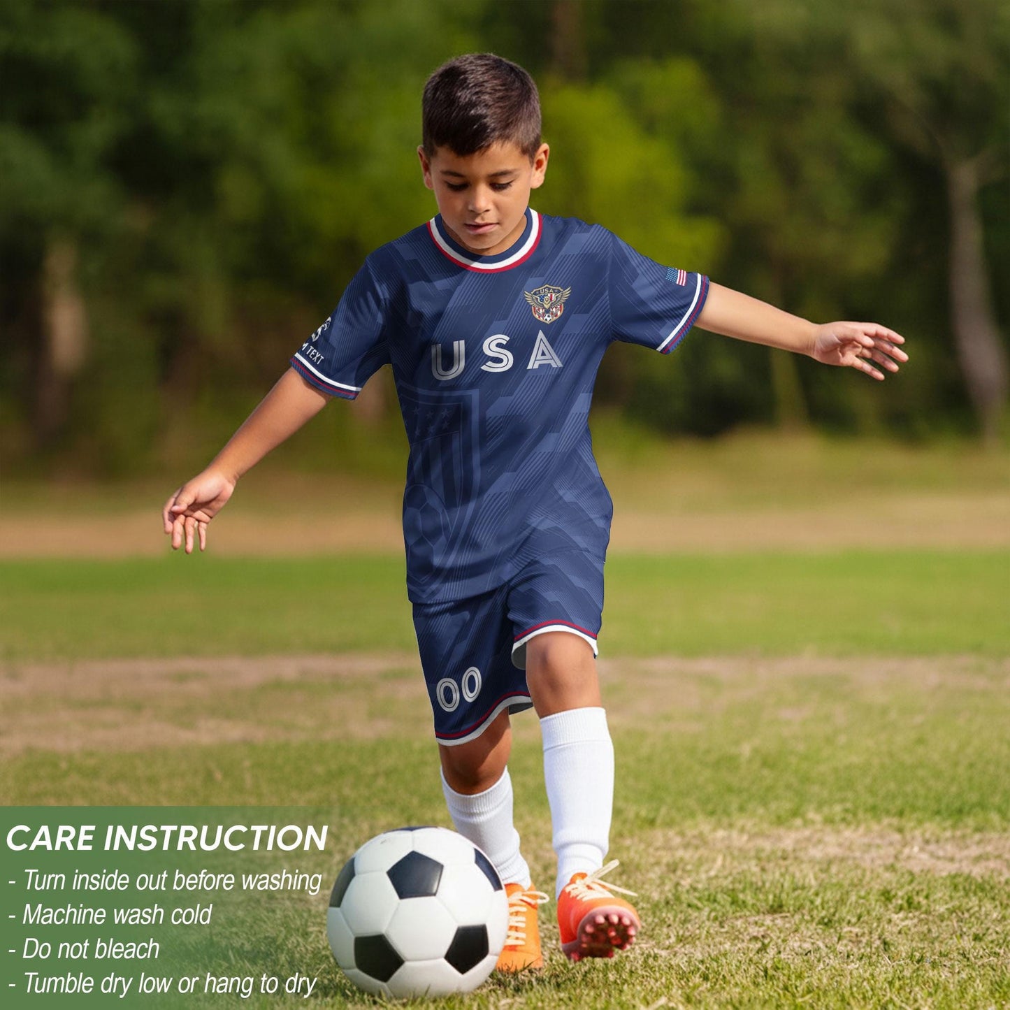 Custom USA Soccer Jersey For Men Women & Kids, Personalized American Soccer Jersey, Americana Game Day Outfit, USA Soccer Jersey Team | ZI68