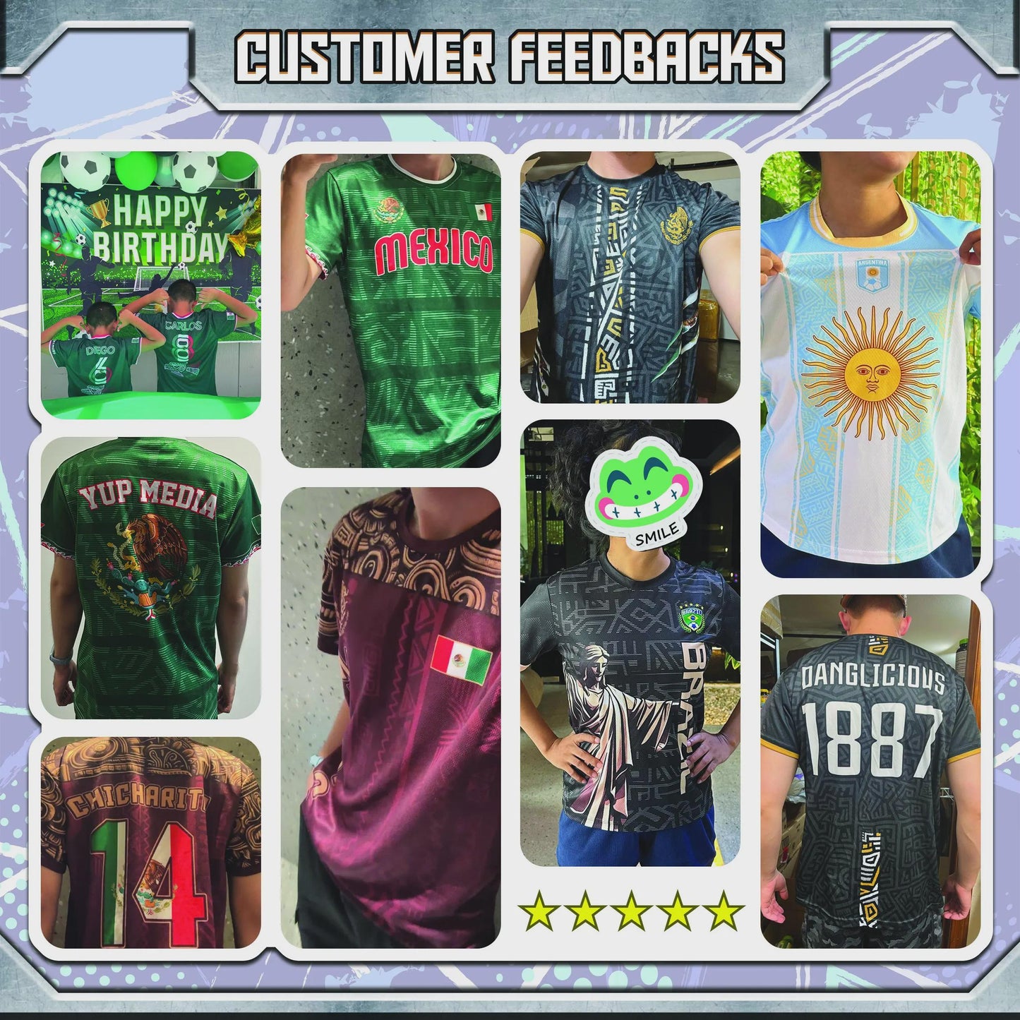 Custom USA Soccer Jersey For Men Women & Kids, Personalized American Soccer Jersey, Americana Game Day Outfit, USA Soccer Jersey Team | RZ35