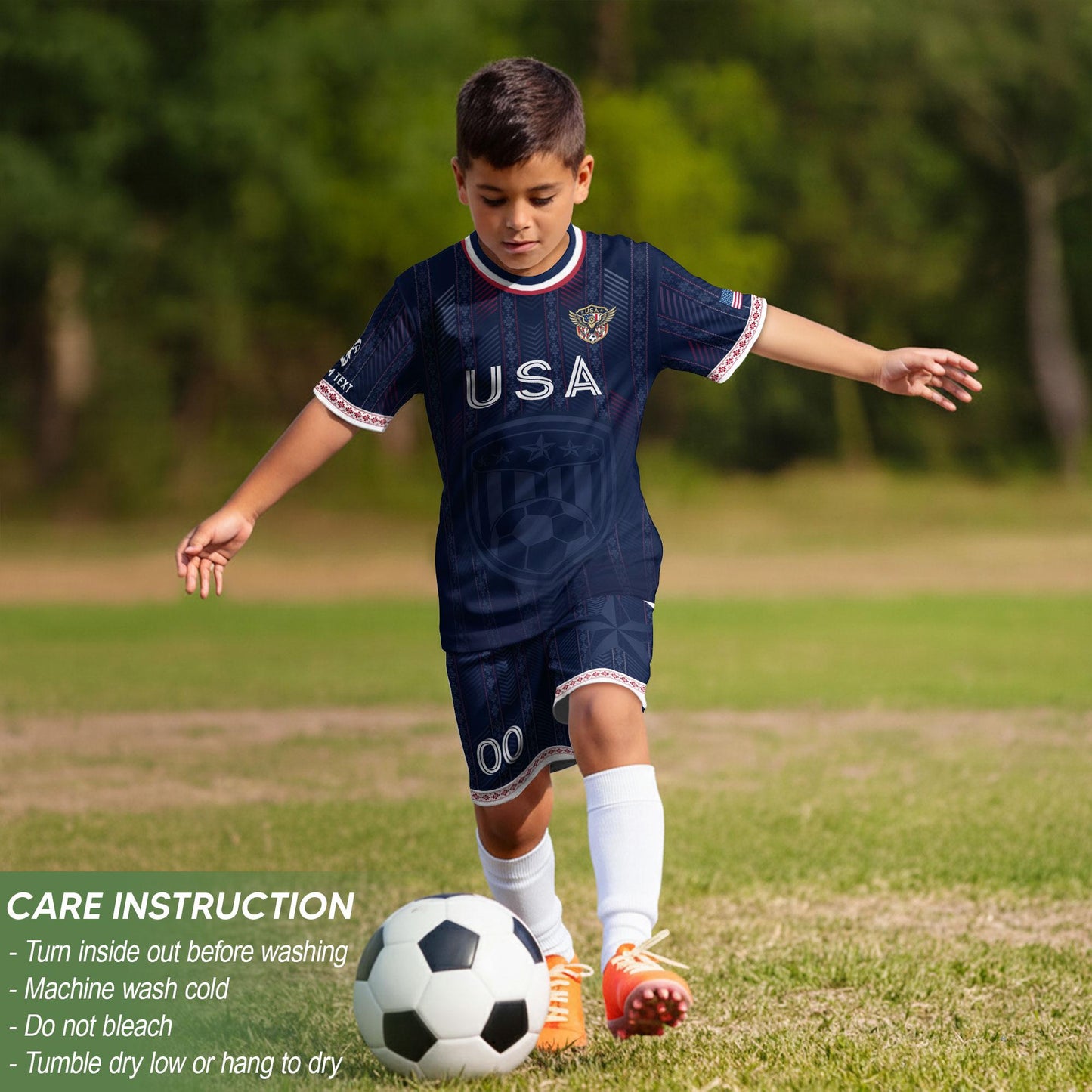 Custom USA Soccer Jersey For Men Women & Kids, Personalized American Soccer Jersey, Americana Game Day Outfit, USA Soccer Jersey Team | LW39