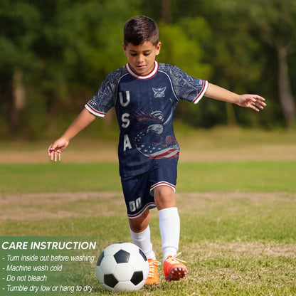 Custom USA Soccer Jersey For Men Women & Kids, Personalized American Soccer Jersey, Americana Game Day Outfit, USA Soccer Jersey Team | AE40