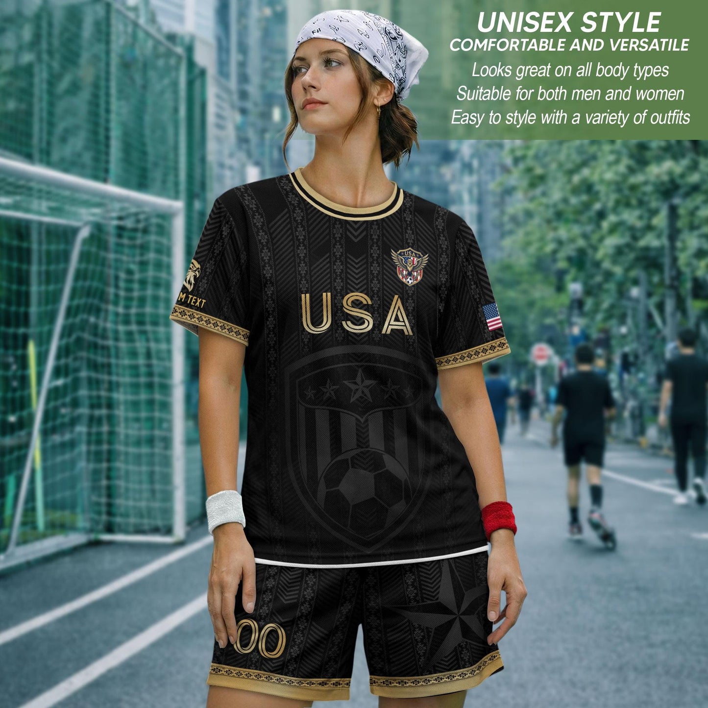 Custom USA Soccer Jersey For Men Women & Kids, Personalized American Soccer Jersey, Americana Game Day Outfit, USA Soccer Jersey Team | BL76