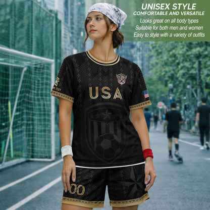 Custom USA Soccer Jersey For Men Women & Kids, Personalized American Soccer Jersey, Americana Game Day Outfit, USA Soccer Jersey Team | BL76