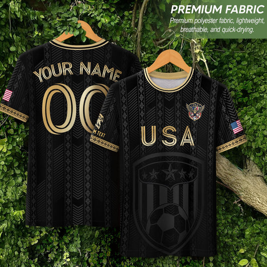 Custom USA Soccer Jersey For Men Women & Kids, Personalized American Soccer Jersey, Americana Game Day Outfit, USA Soccer Jersey Team | BL76