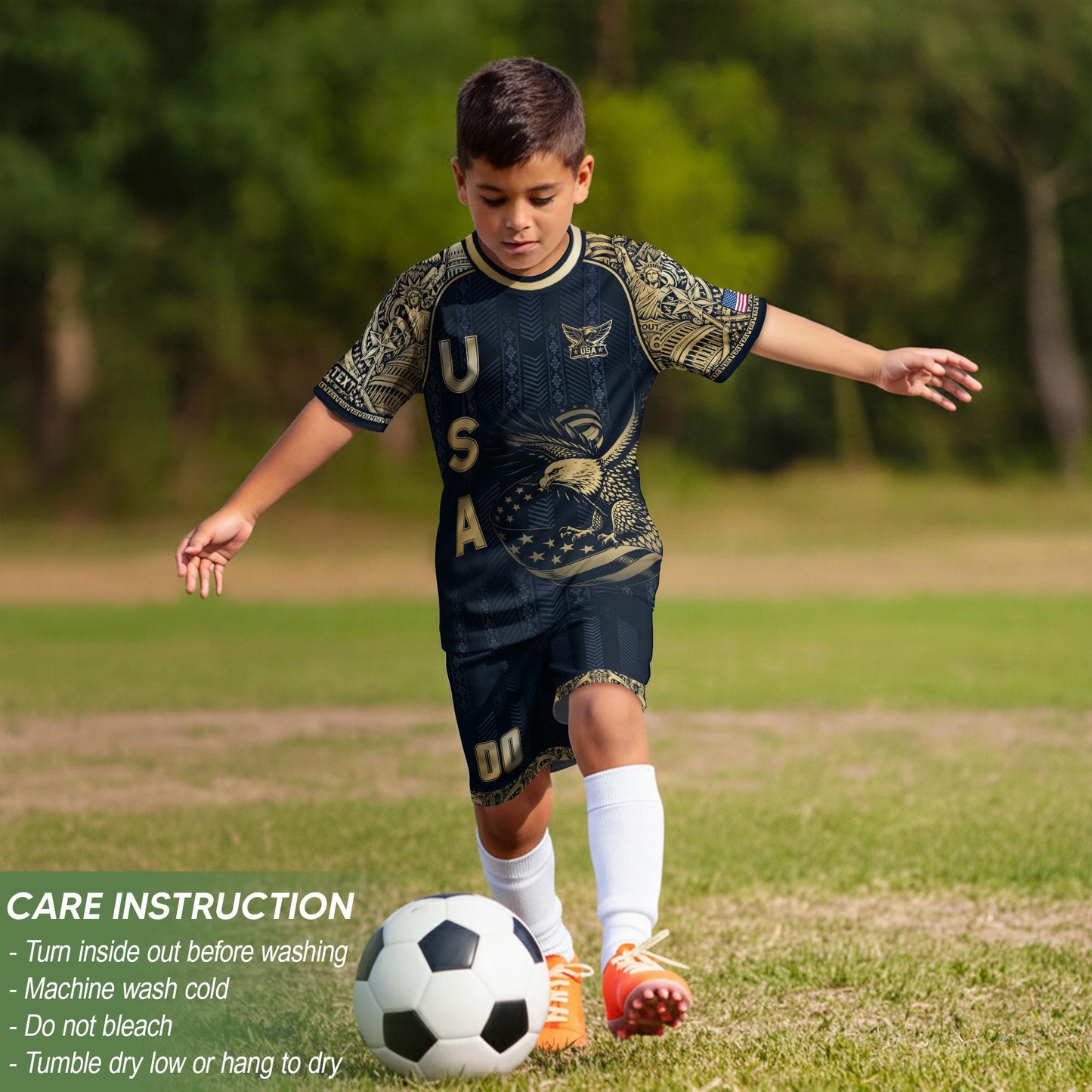 Custom USA Soccer Jersey For Men Women & Kids, Personalized American Soccer Jersey, Americana Game Day Outfit, USA Soccer Jersey Team | RZ35