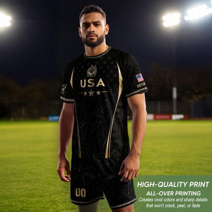 Custom USA Soccer Jersey For Men Women & Kids, Personalized American Soccer Jersey, Americana Game Day Outfit, USA Soccer Jersey Team | LJ19