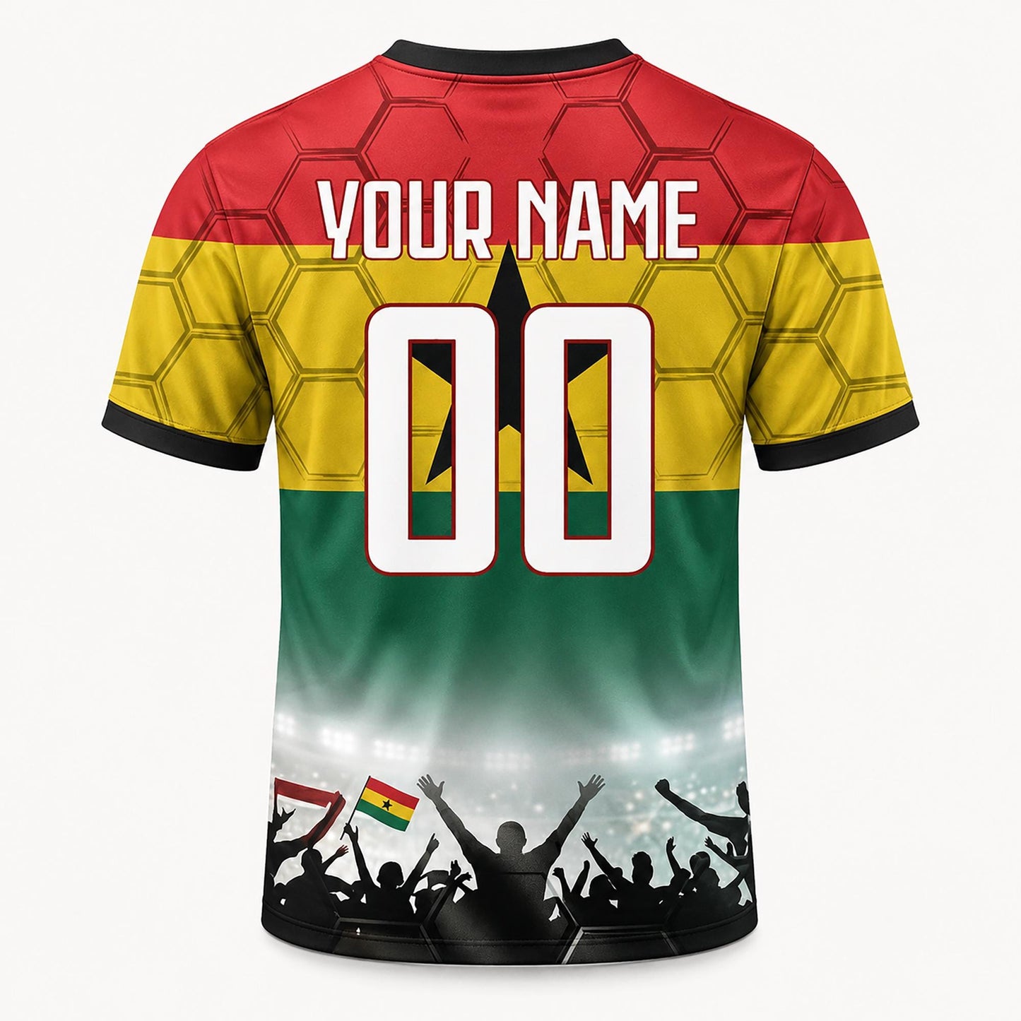 Custom Ghana Soccer Jersey 2026 World Cup, Personalized Name Number Shirt, Unisex Fan Apparel Gift | QF31