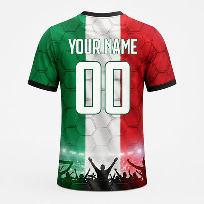 Custom Italy Soccer Jersey 2026 World Cup, Personalized Name Number Shirt, Unisex Fan Apparel Gift | HM97