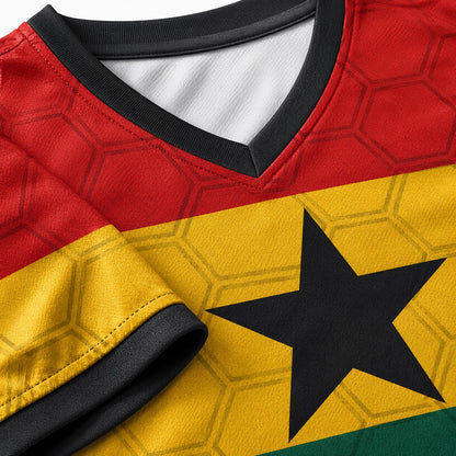 Custom Ghana Crop Top Soccer Jersey 2026, Personalized Name Number World Cup Shirt for Women, Game Day Fan Gift | MI69