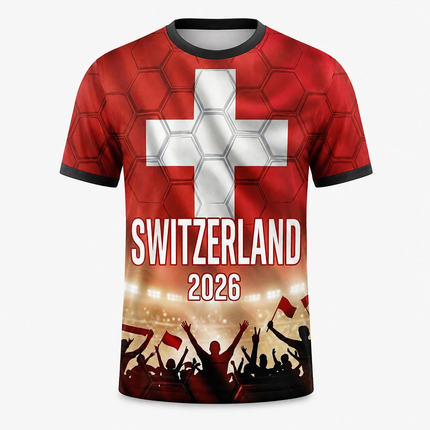 Custom Switzerland Soccer Jersey 2026 World Cup, Personalized Name Number Shirt, Unisex Fan Apparel Gift | MB37